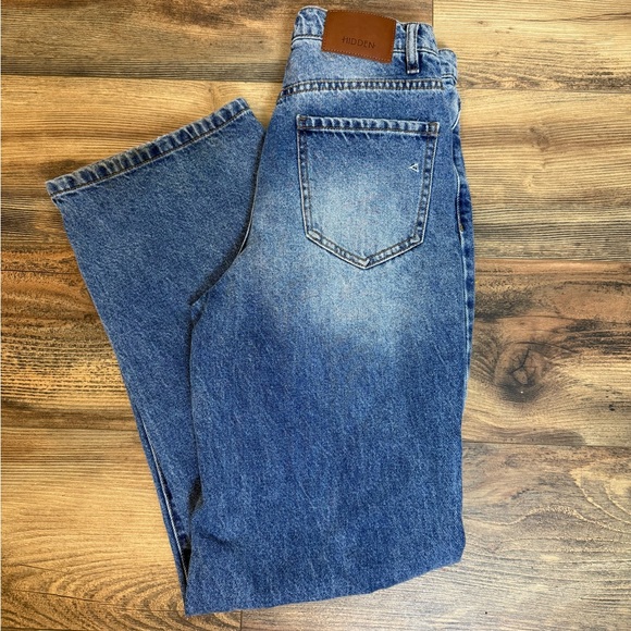 Neuflora/Hidden Women's Blue Wide Leg Jeans sz 26 - Picture 5 of 7